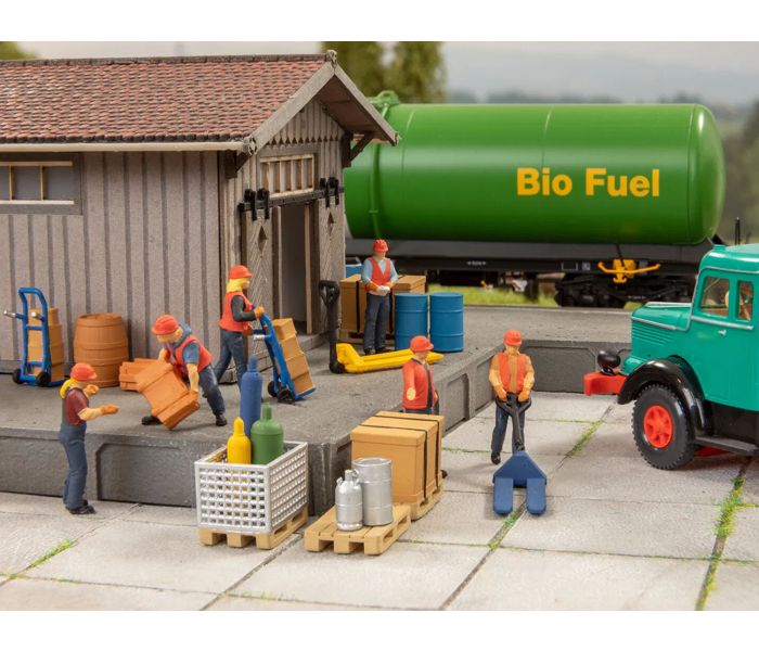 Cargo Set Barrels & Gas Cylinders 3D Set (Pre-Built)