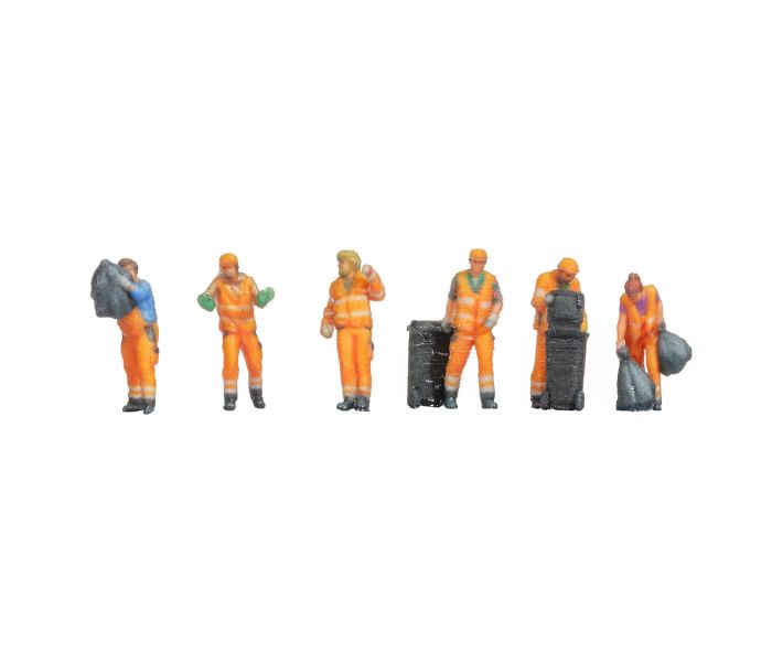 Refuse Collectors (6) 3D Master Figure Set