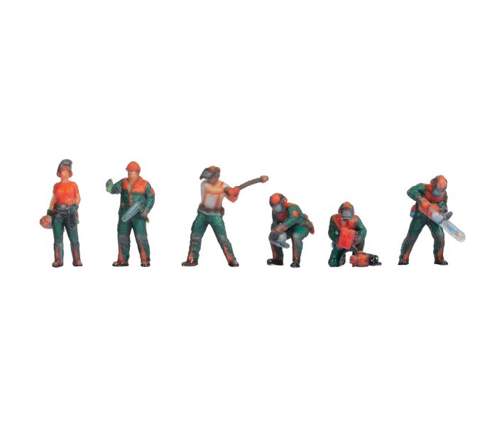 Forest Workers (6) 3D Master Figure Set