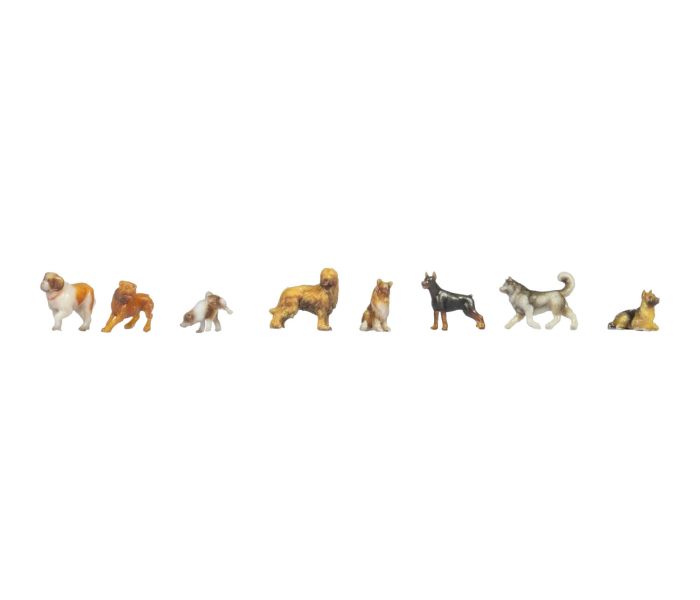 Dogs (8) 3D Master Figure Set
