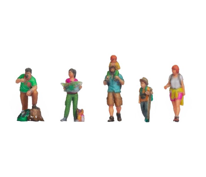Hikers (6) 3D Master Figure Set
