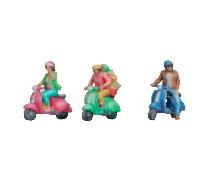 Scooter Riders (3) 3D Master Figure Set