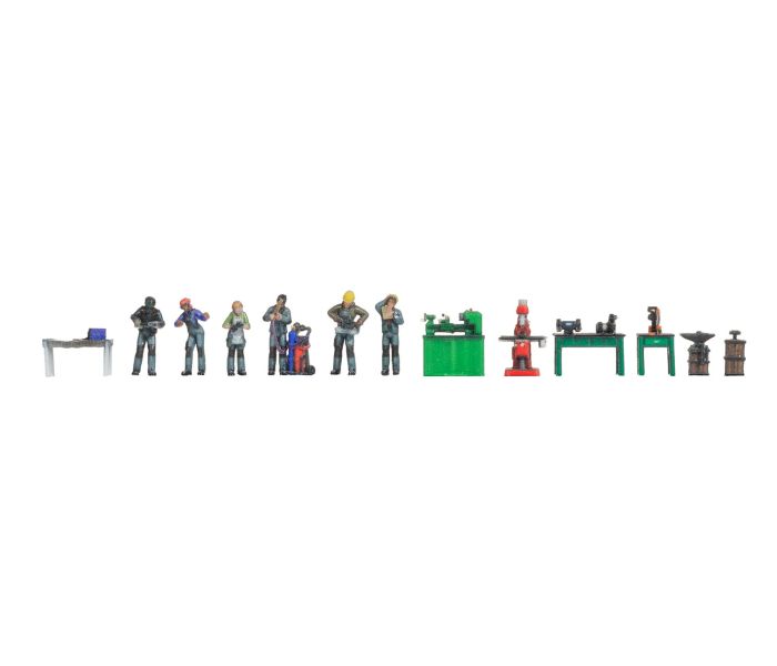 Sheet Metal Workers 3D Themed Figure Set