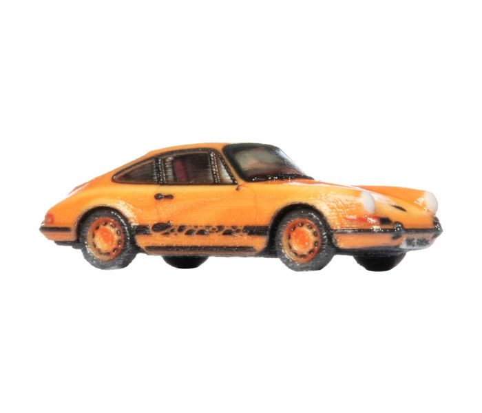 Porsche 911 Orange 3D Master Vehicle
