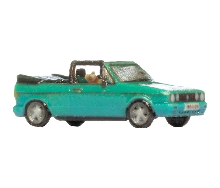 VW Golf 1 Cabriolet Turquoise 3D Master Vehicle