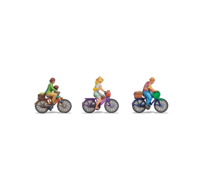 Cyclists (3) 3D Master Figure Set