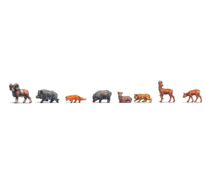 Forest Animals (8) 3D Master Figure Set