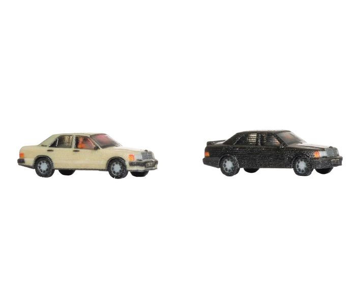 MB W201/190 (2) Beige/Black 3D Master Vehicle Set