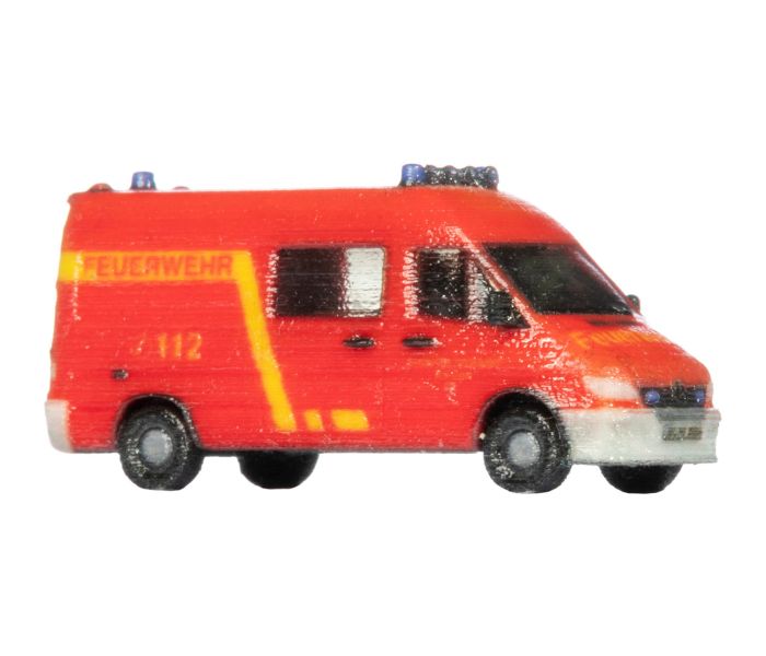 Mercedes Benz Sprinter Van Feuerwehr 3D Master Vehicle
