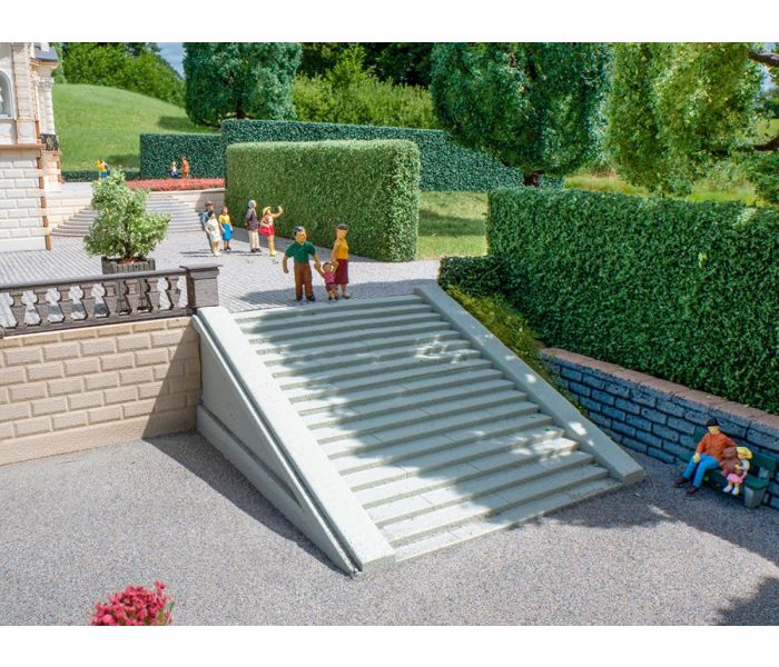 Straight Open Air Staircase Hard Foam (Pre-Built)