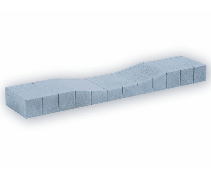 Straight Hard Foam Platform with Descending Stairs