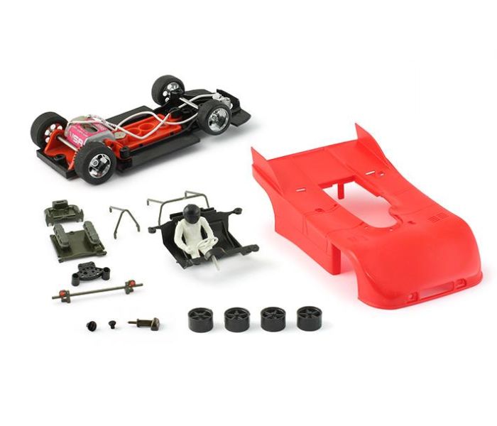 Porsche 908/3 Red Kit w/Double Fin SW Shark 21.5 EVO
