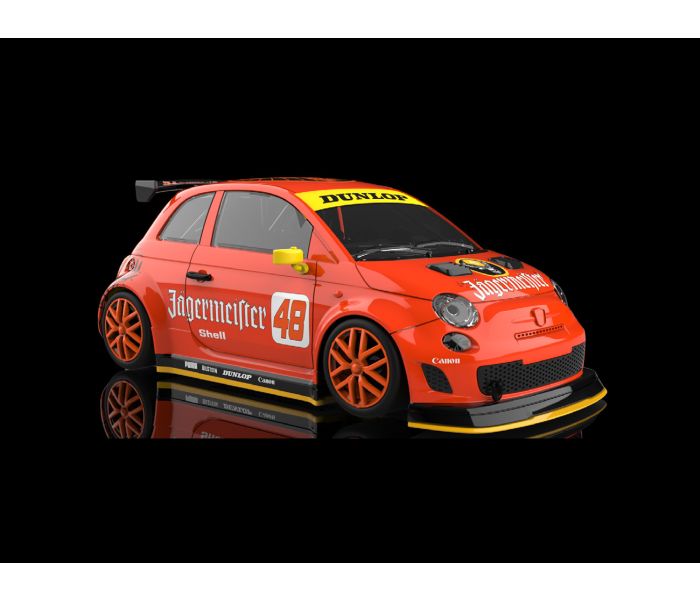 Abarth 500 Jagermeister Livery No.47 Yellow