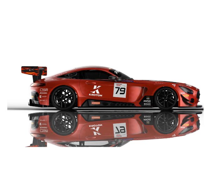 AMG GT3 EVO HRT Fanatec 2023 Red No.79 SW
