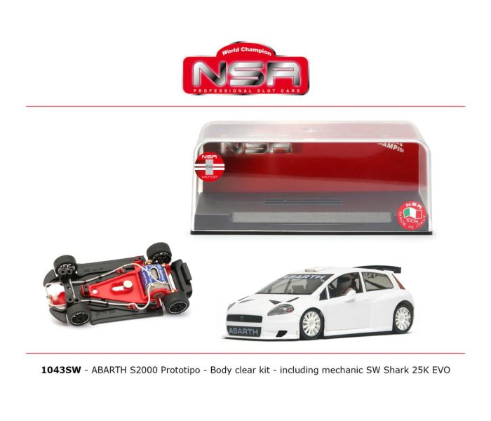 Abarth S2000 Prototype Clear Body Kit TRI SW Shark 25k EVO