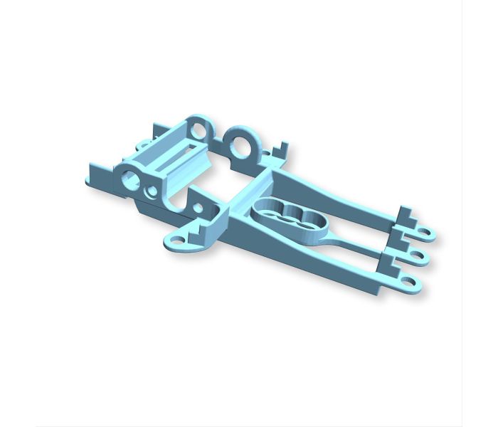NSR Hypercar Motor Support Soft Blue SW/Offset + 1mm