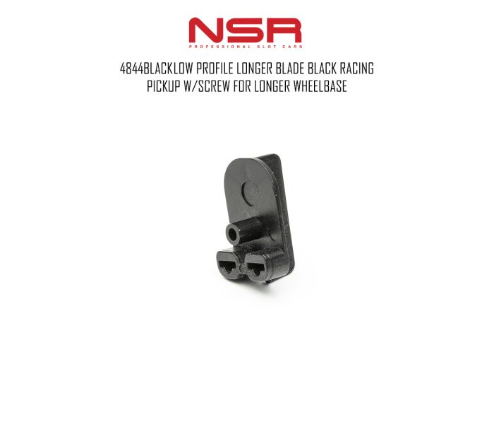 Low Profile Long Blade Black Racing Pickup w/Screw