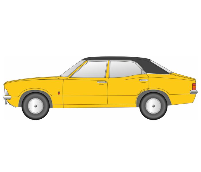 Ford Cortina Mk3 Daytona Yellow