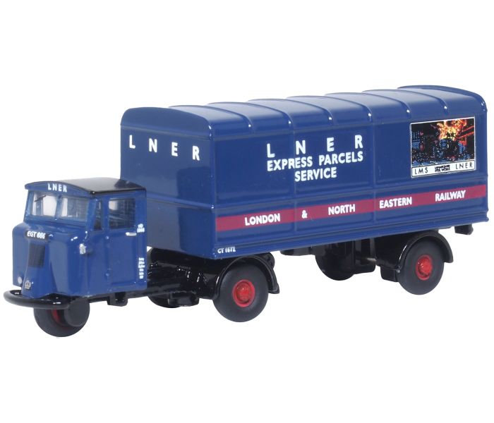 Scammell Mechanical Horse Van Trailer LNER