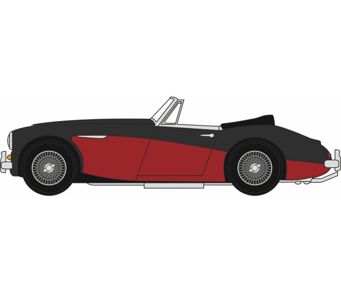 Austin Healey 3000 Black/Burgundy