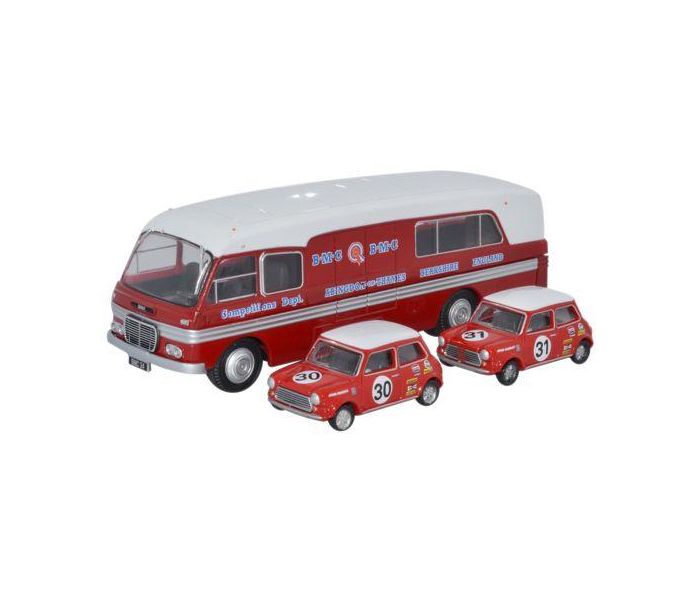 BMC Car Transporter & Two Minis BMC Competitions Dept