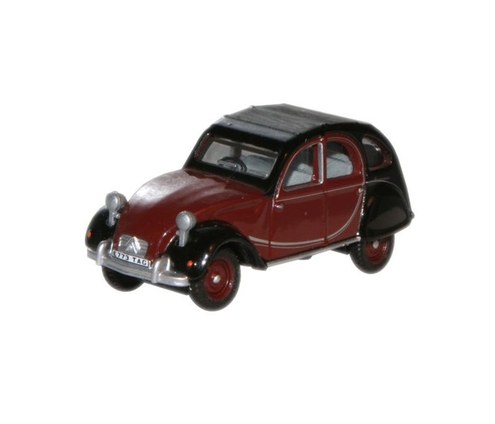 Citroen 2CV Maroon/Black
