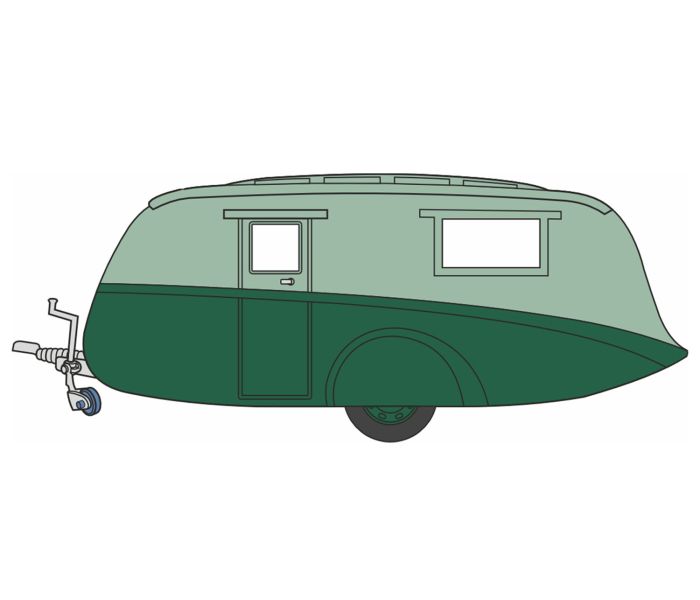 Caravan Two Tone Green