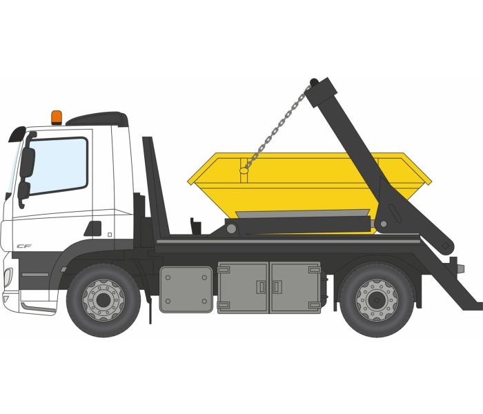 DAF Skip Lorry White