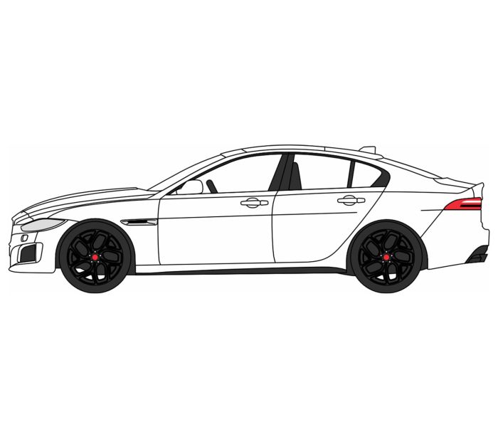 Jaguar XE Fuji White