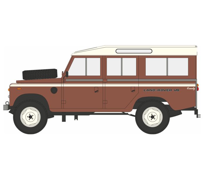 Land Rover Stage One V8 Russet Brown County