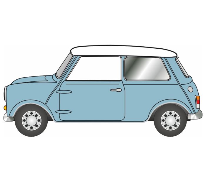 Austin Mini Speedwell Blue