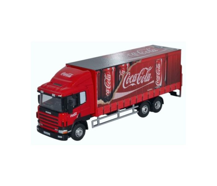 Scania 94D 6 Wheel Curtainside Coca Cola