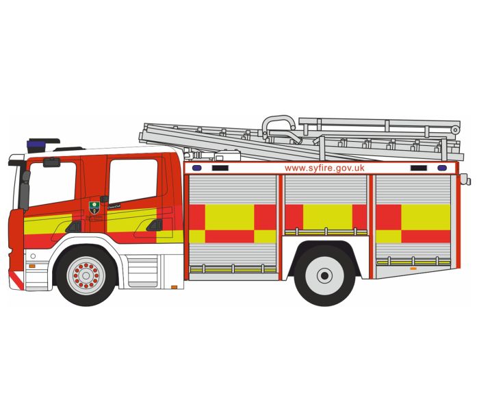 Scania CP31 Fire Pump Ladder South Yorkshire Fire & Rescue