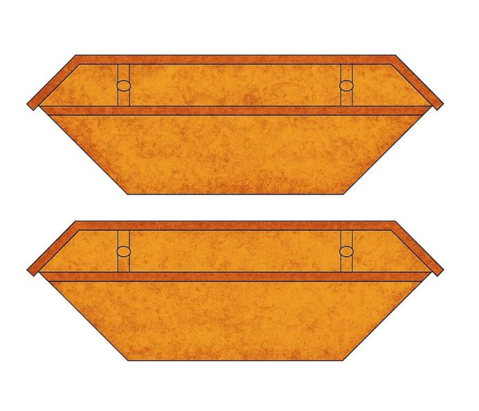 Skip Rusty Brown (2 Pack)