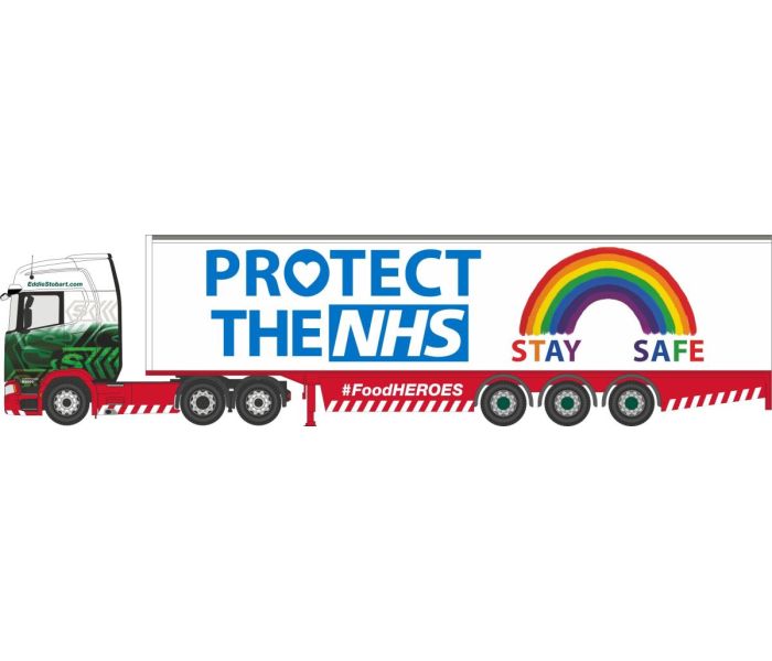 Scania S Series Highline Box Trailer Stobart NHS