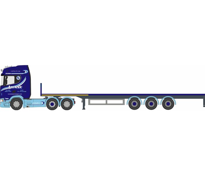 Scania New Generation Flatbed Loane Transport