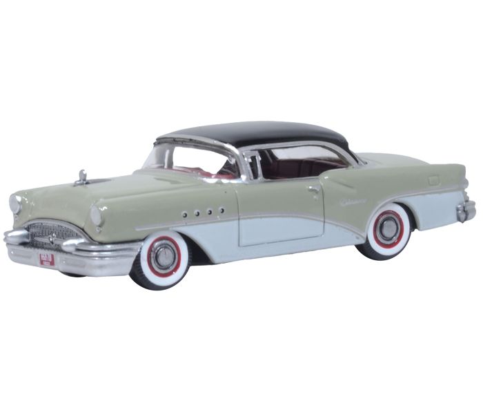1955 Buick Century Carlsbad Black/Windsor Grey/Dover White