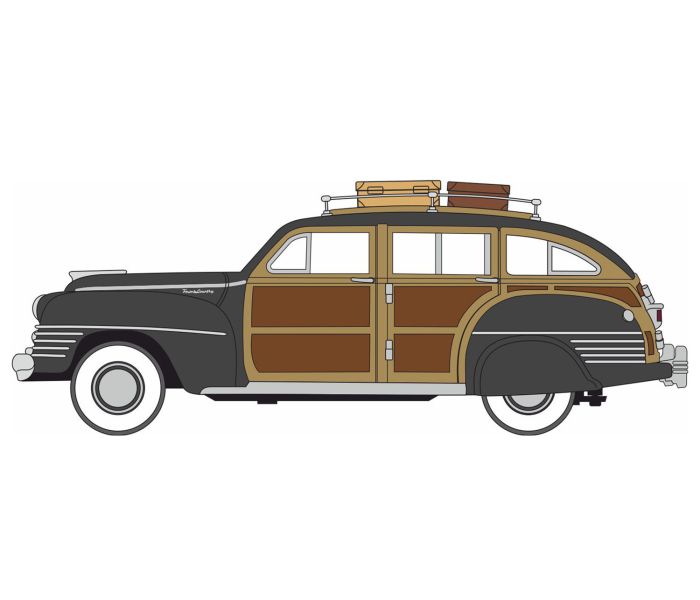 1942 Chrysler Town & Country Woody Wagon Black