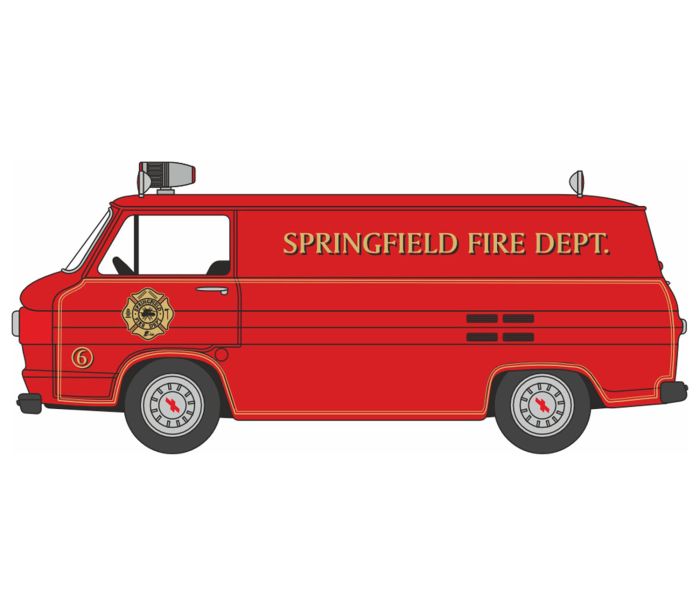 1961 Chevrolet Corvair 95 Corvan Springfield Fire Dept