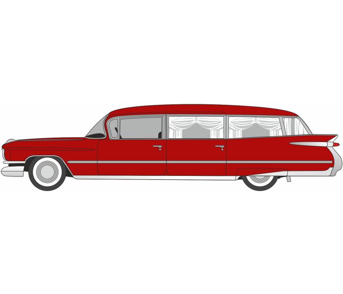 1959 Cadillac Miller-Meteor Futura Limousine Seminole Red