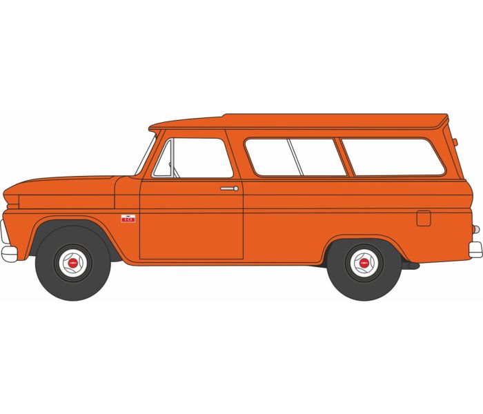 1966 Chevrolet Suburban Carryall Orange