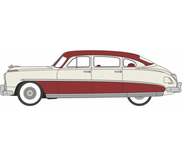 1951 Hudson Hornet Sedan Toro Red/French Gray
