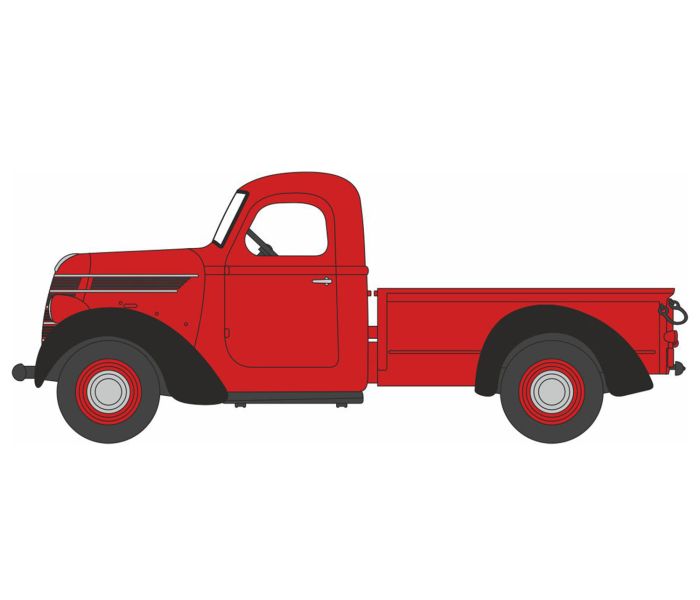 1937-40 International D-2 Red/Black