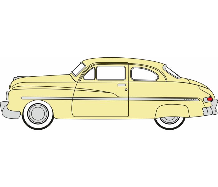 1949 Mercury 8 Coupe Calabash Yellow