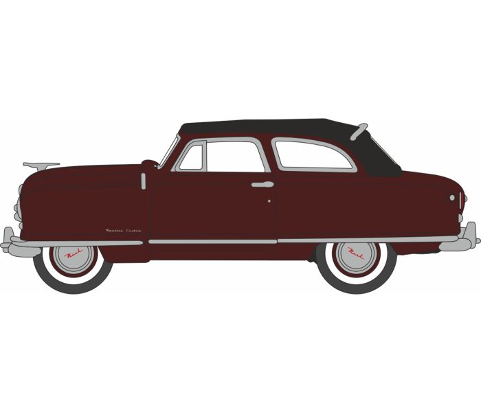1950 Nash Rambler Custom Landau Convertible(Closed) Maroon