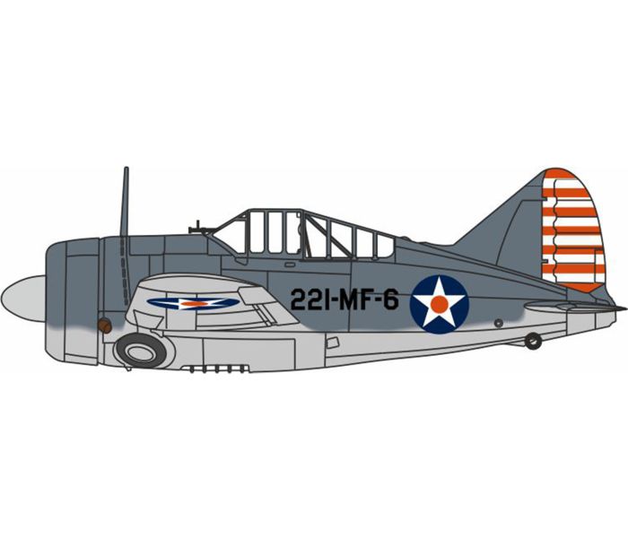 Brewster Buffalo VMF-221 US Marine Corps MCAS Ewa Hawaii