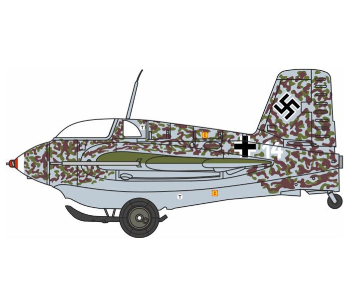 Messerschmitt Me163 1a White 14 JG400 Brandis 1945 (1:72)