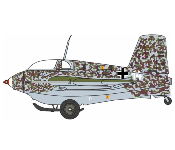 Messerschmitt Me163 1a White 14 JG400 Brandis 1945 (1:72)