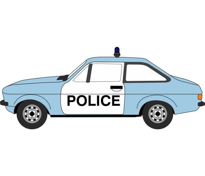 Ford Escort Mk2 Cambridgeshire Police