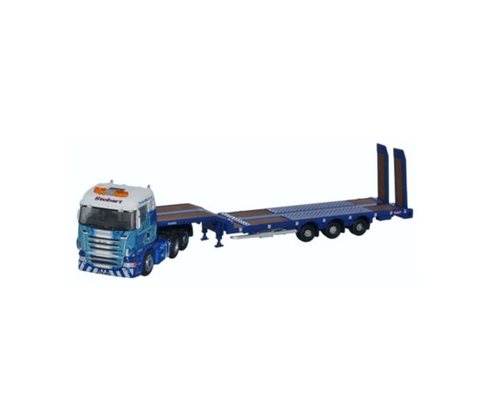 Scania Highline Nooteboom Semi Low Loader Stobart Rail